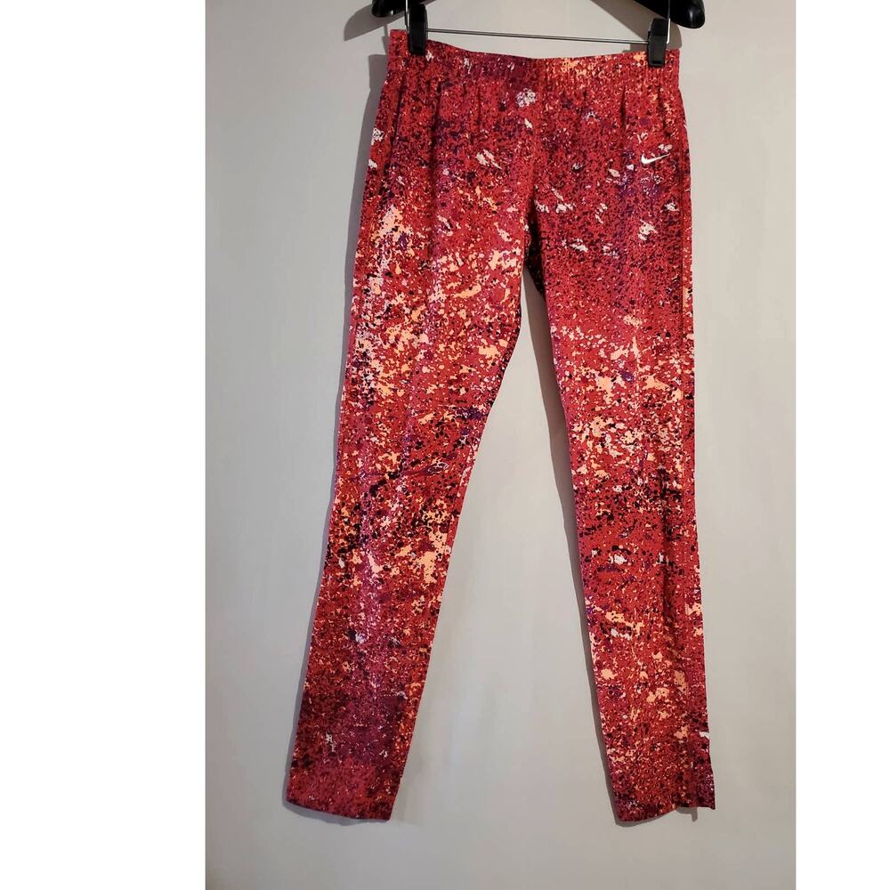 Nike NWOT Paint Splatter Print Swoosh Multicolor Comfort Leggings Big Girls XL